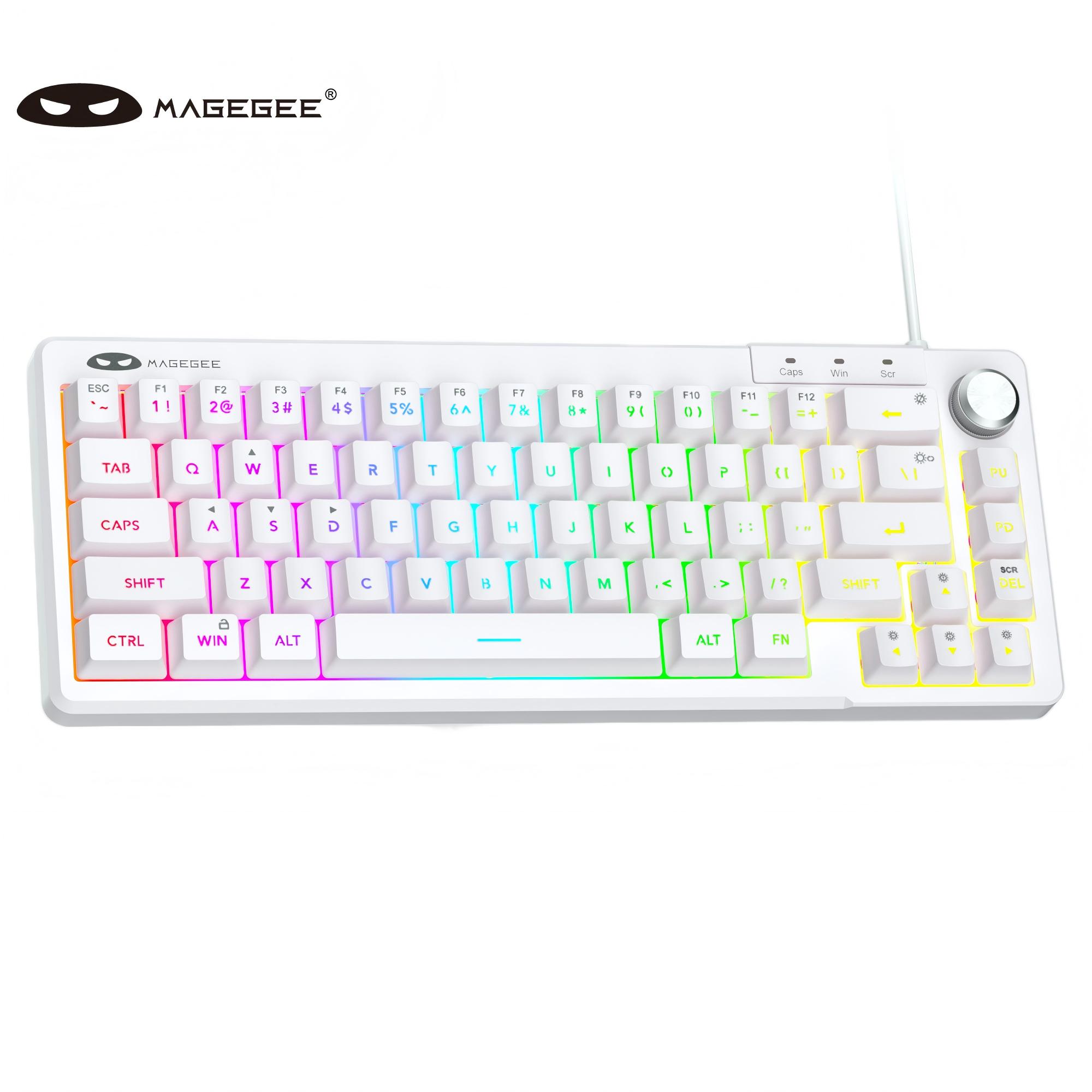 Keyboard Gaming Blue Switch - لوحة مفاتيح MageGee TS68 Mini 60%