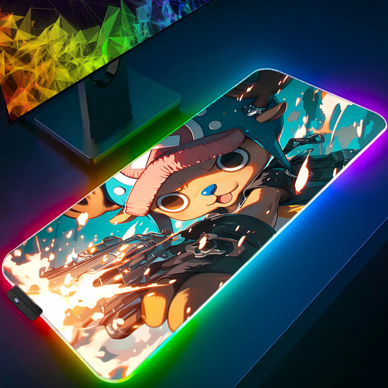 لوحة ماوس RGB بتصميم توني توني - مراجعة Gaming Keyboard No Rgb وسعره